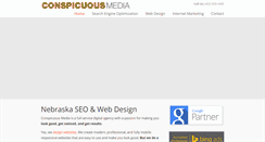 Desktop Screenshot of conspicuousmedia.com